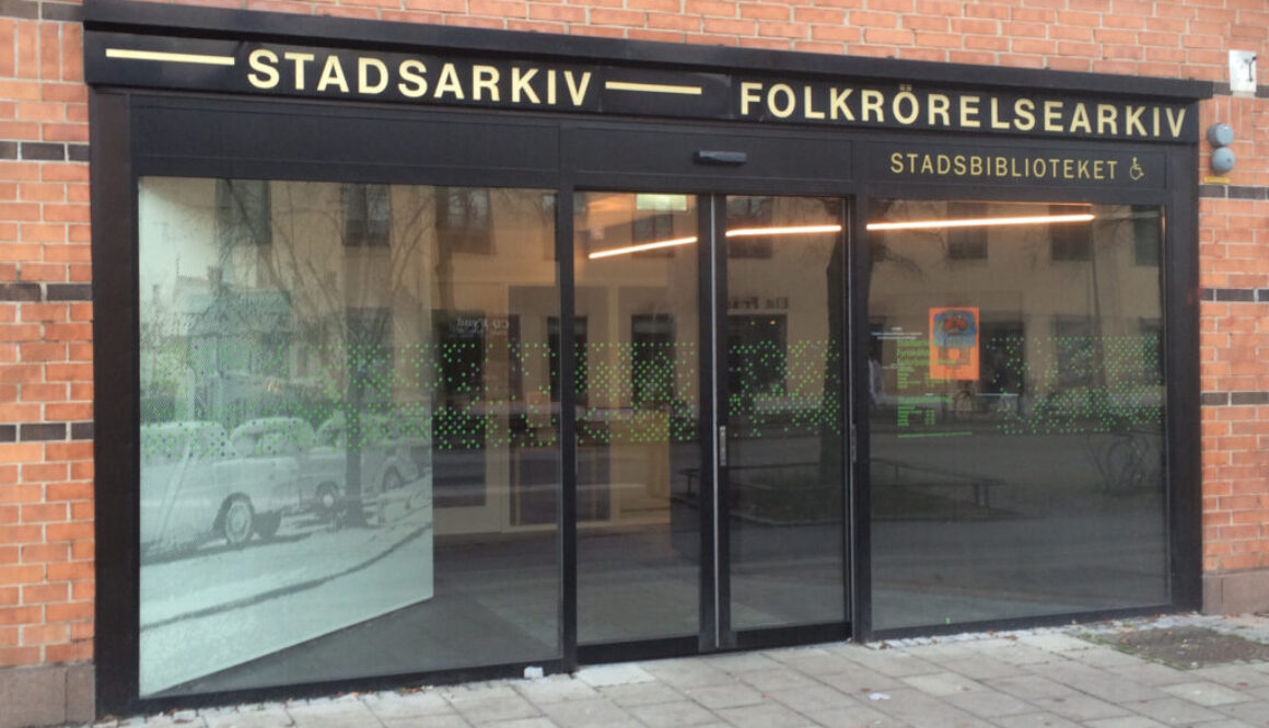 Bild entré Uppsala Stadsarkiv