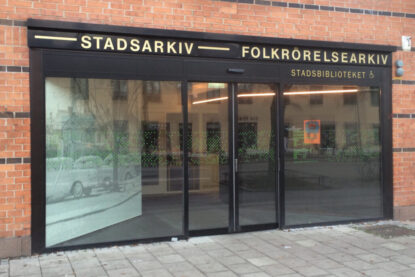 Bild entré Uppsala Stadsarkiv