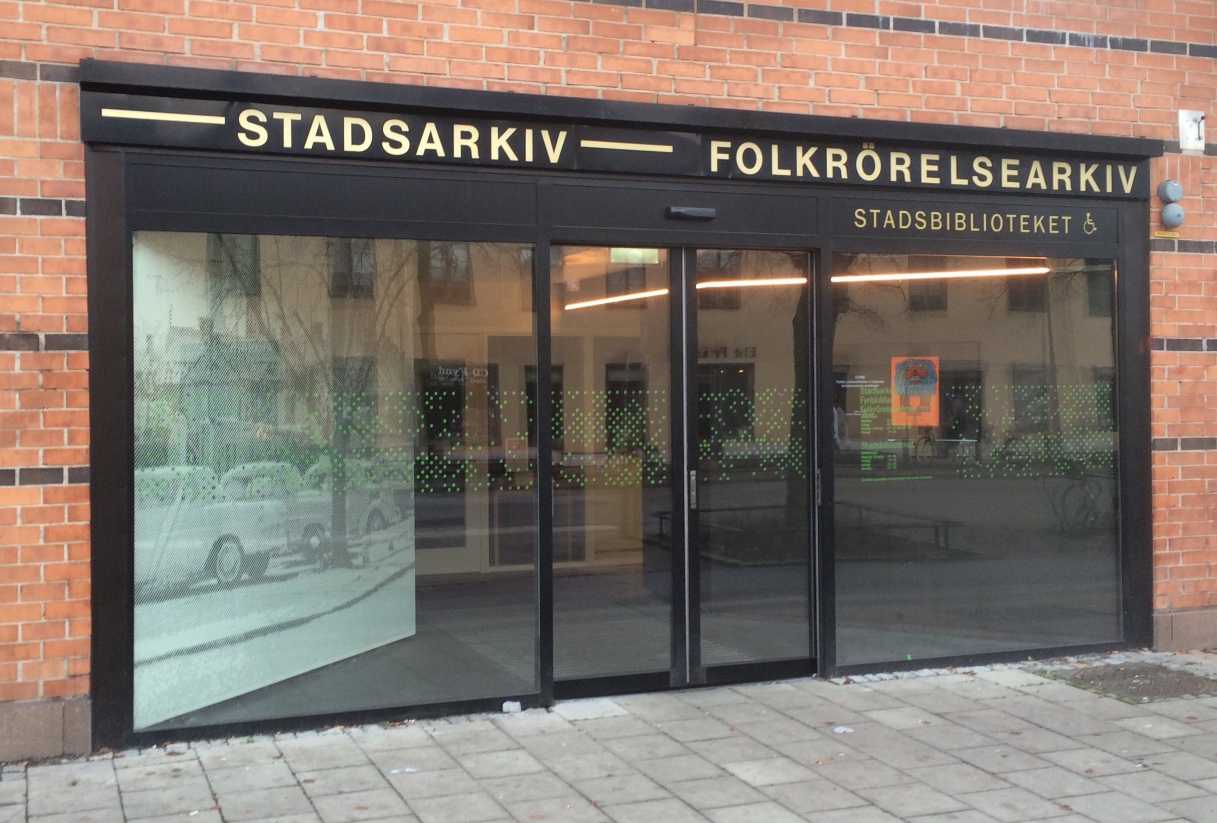 Bild entré Uppsala Stadsarkiv